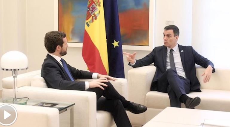 Pedro Sánchez y Pablo Casado