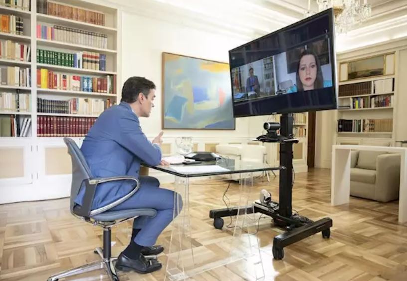 Pedro Sánchez e Inés Arrimadas
