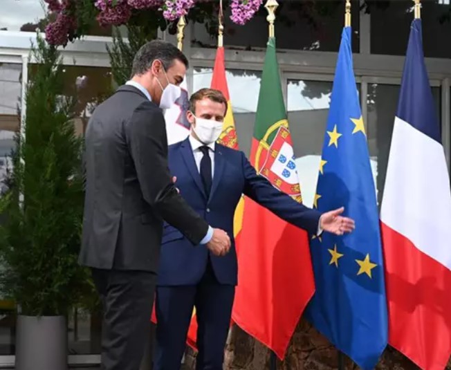 Pedro Sánchez y Emmanuel Macron