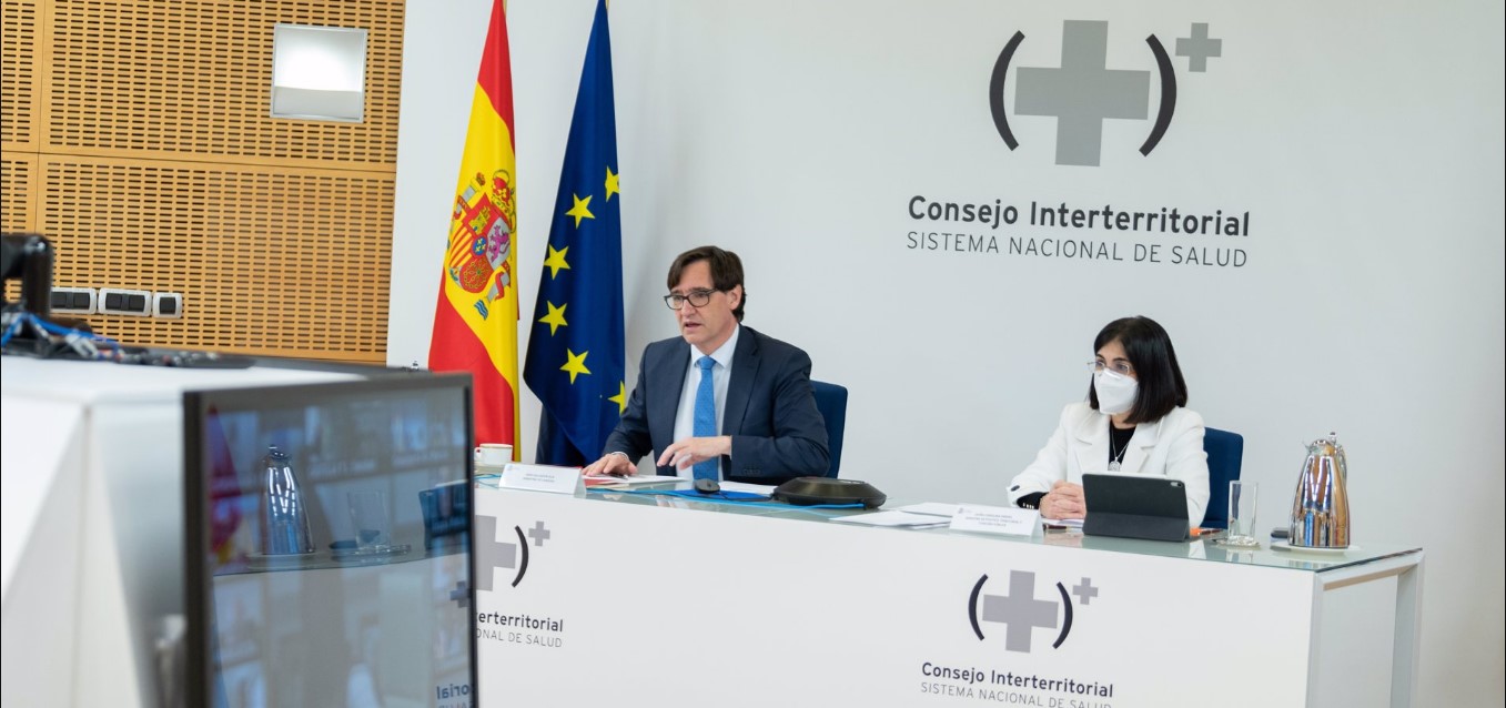 Salvador Illa y Carolina Darias en el Consejo Interterritorial del Sistema Nacional de Salud