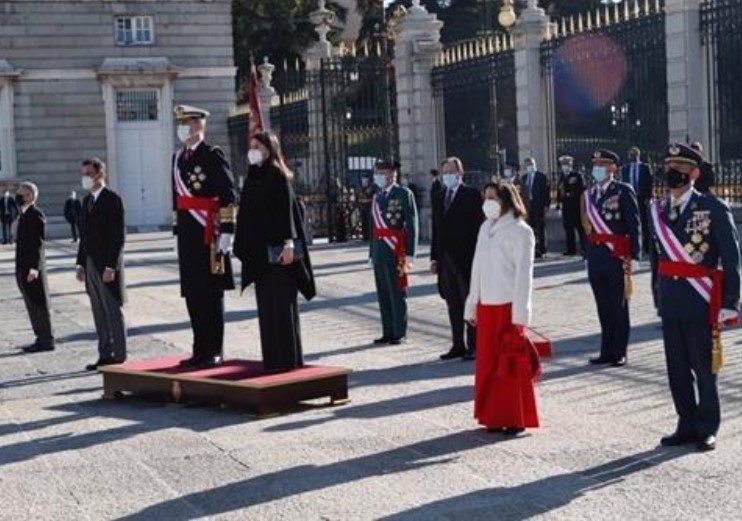 Los Reyes durante la Pascua Militar