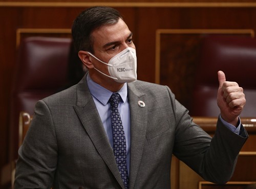 El presidente del Gobierno, Pedro Sánchez