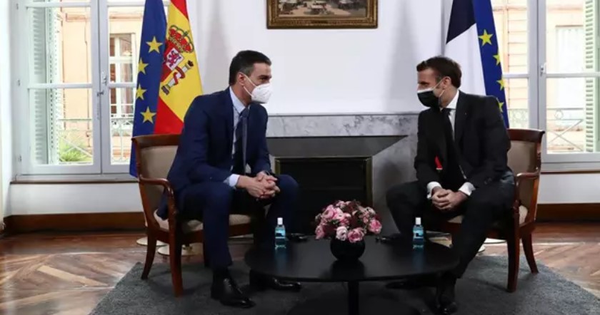 Pedro Sánchez y Emmanuel Macron
