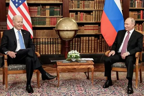 Joe Biden y Vladimir Putin