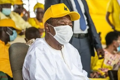 Alpha Condé, presidente de Guinea