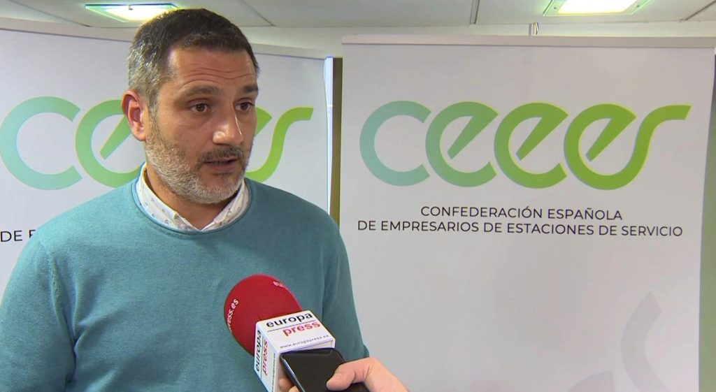 El director general de la Confederación Española de Empresarios de Estaciones de Servicio (CEEES), Nacho Rabadán - EUROPA PRESS