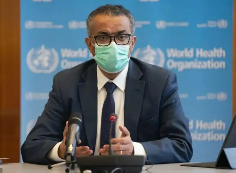 El director general de la Organización Mundial de la Salud (OMS), Tedros Adhanom Ghebreyesus.
