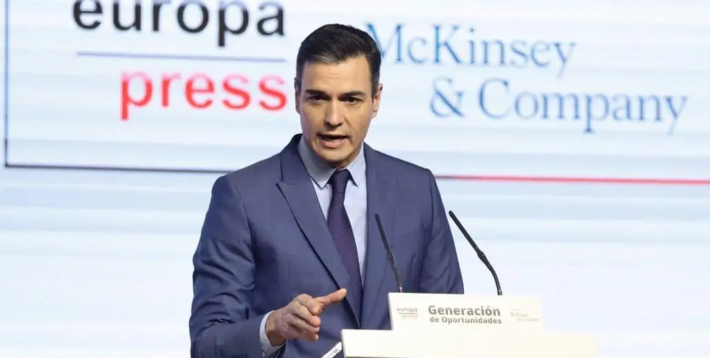 El presidente del Gobierno, Pedro Sánchez Foto: Alberto Ortega / Europa Press