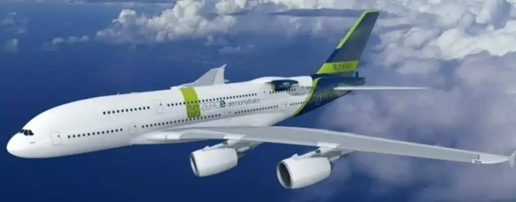 Objetivo de Airbus de aviones con cero emisiones en 2035.