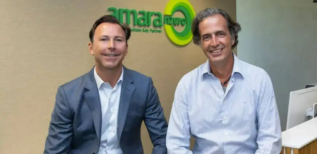 Gonzalo Errejón, CEO de Amara Nzero, y Pablo Arnús, presidente de Amara Nzero