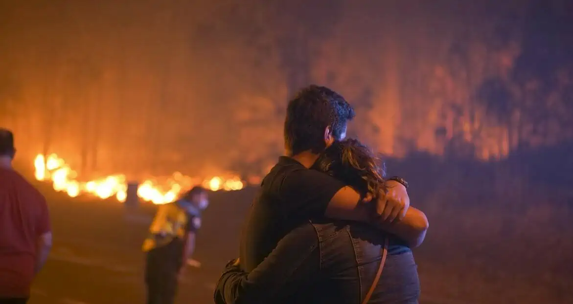 Incendio forestal en Galicia. Gustavo de la Paz / Europa Press