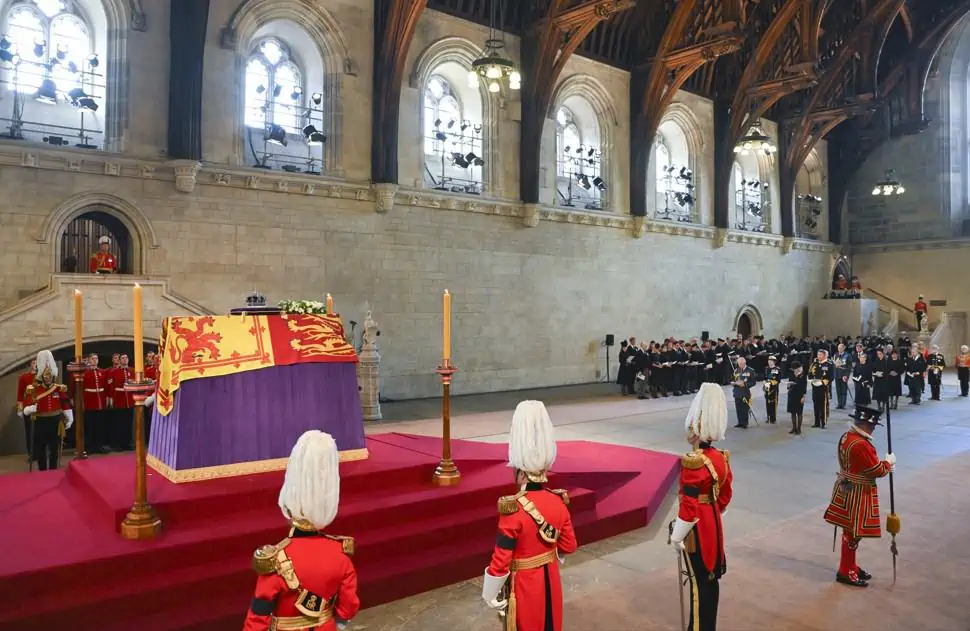 Capilla ardiente de Isabel II en Westminster Foto David Ramos / PA Wire / dpa