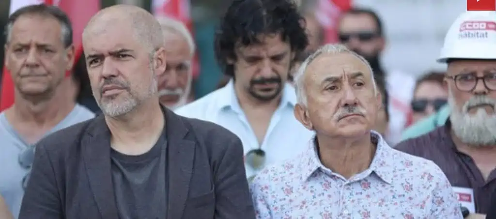 Unai Sordo y Pepe Álvarez Eduardo Parra - Europa Press