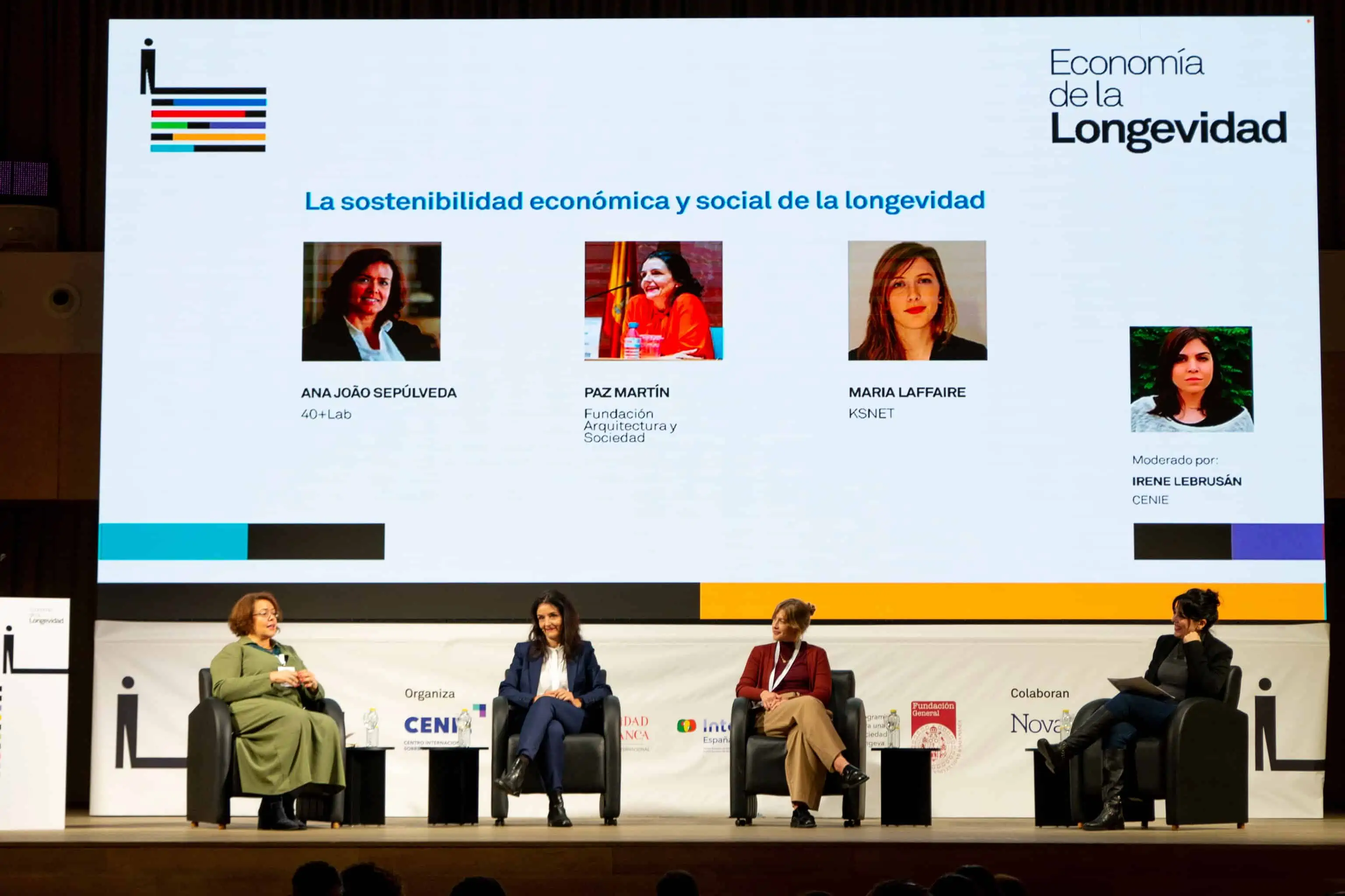 Ana João Sepúlveda, Paz Martín, María Laffaire e Irene Lebrusán (de izda. a dcha.)